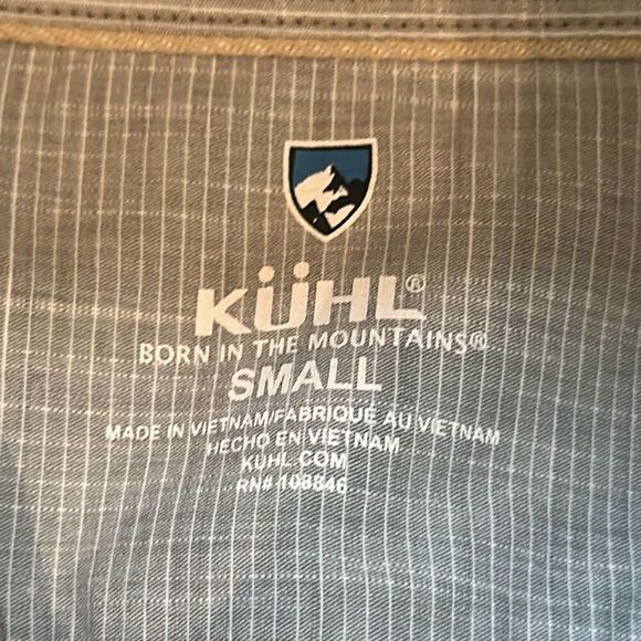 Kuhl Karib Stripe Button Down Shirt Mens S Small Outdoor Hiking style 7460 - Picture 7 of 11